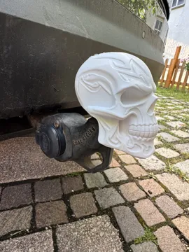Adorno temático: Tribal Skull Tow Hitch Cover — vista de referencia 5