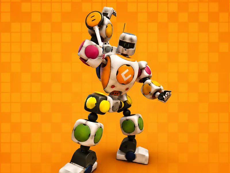 CUBIX Robots for everyone cartoon