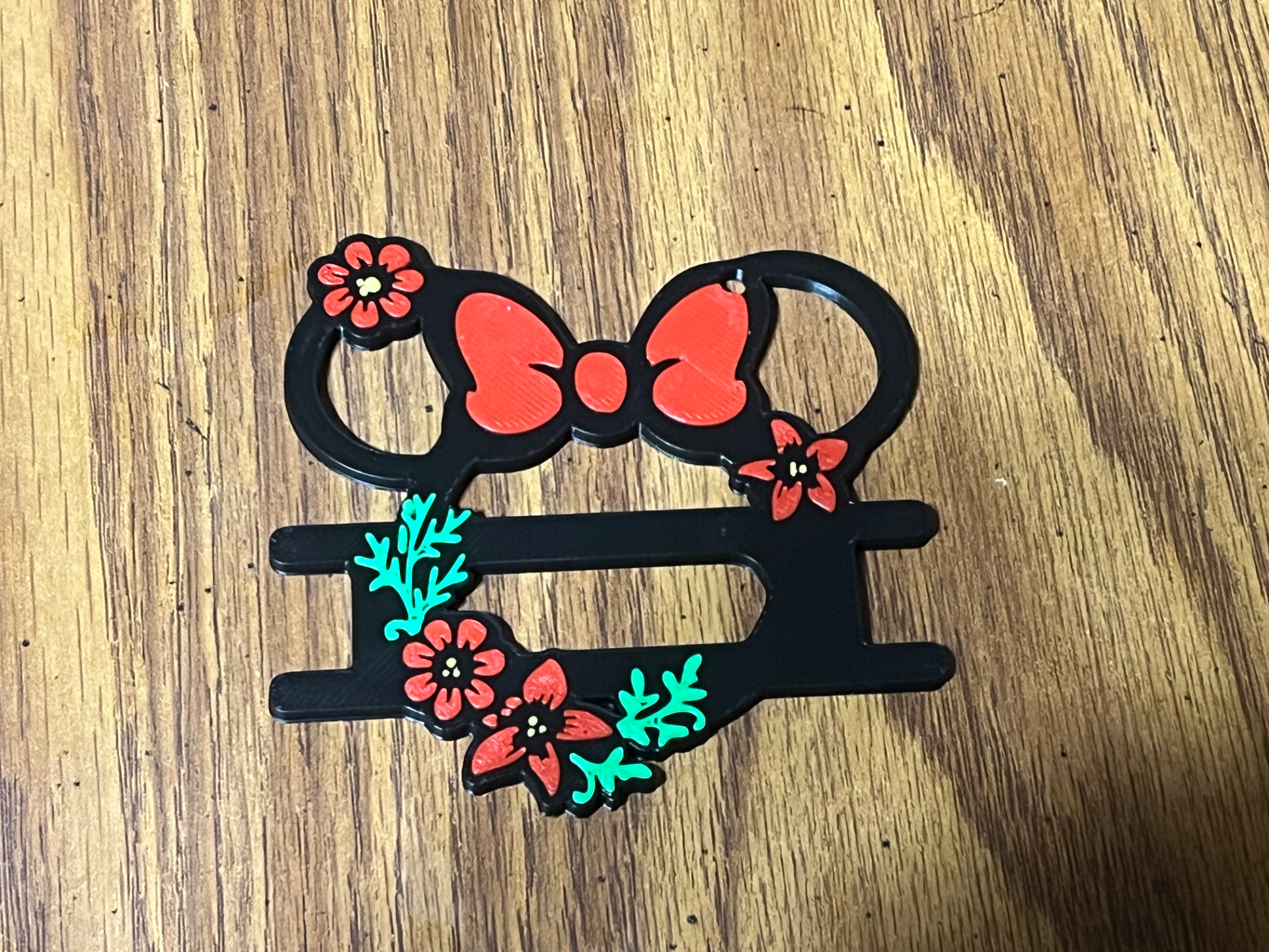 Minnie Mouse Flower Hair Tie Holder - 1