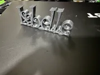 Prénom Isabella en relief décoratif — photo 6