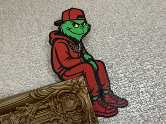 The Grinch "Straight Outta Crumpit" Door Corner