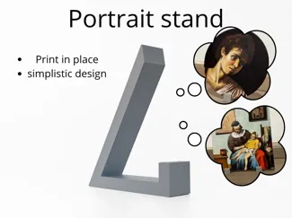 portrait stand (simplistic)