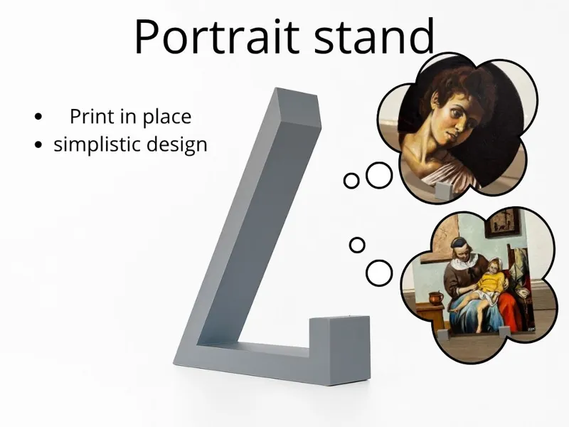 portrait stand (simplistic)
