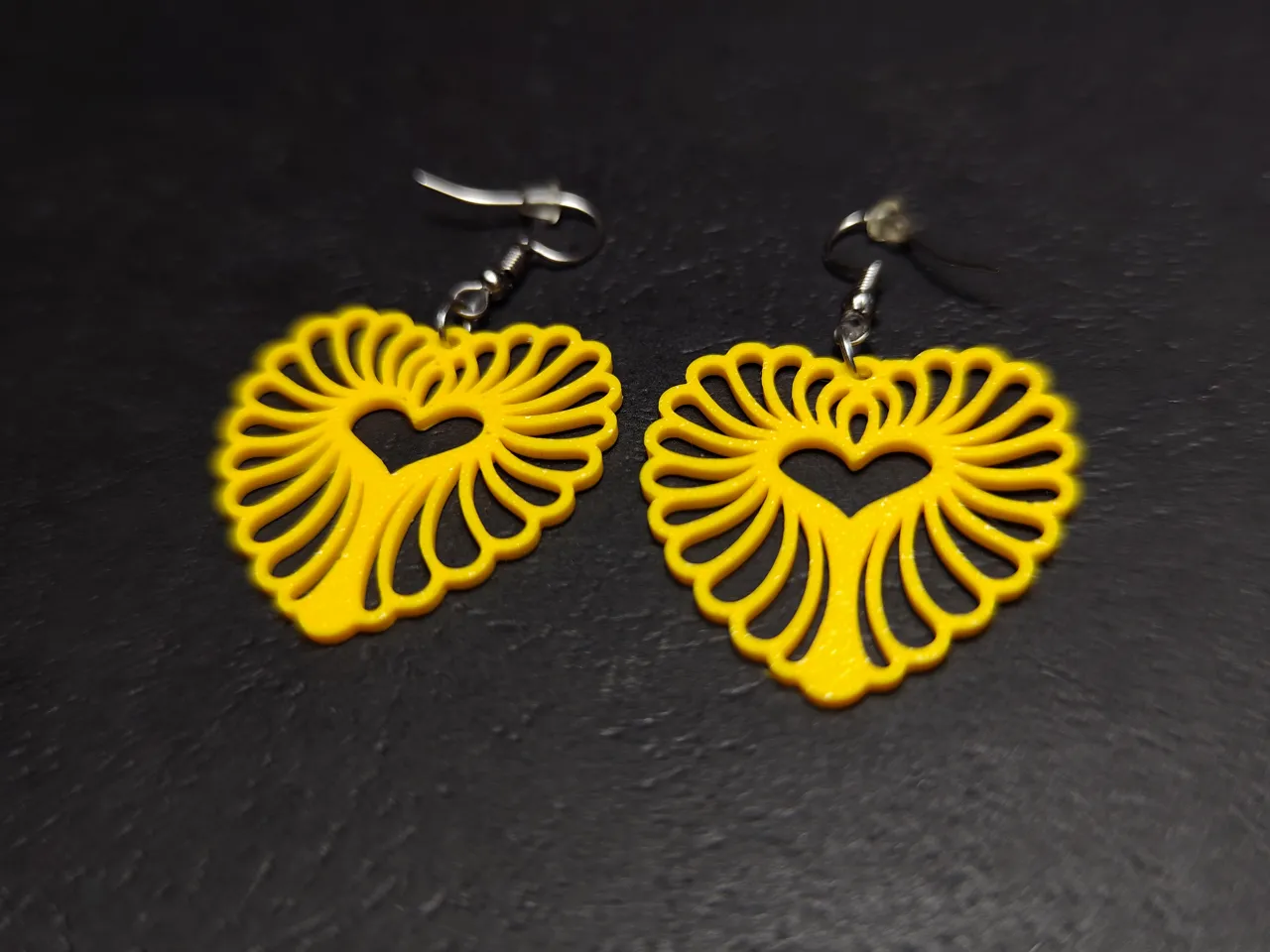 Heartflare Emblem Earrings view 3