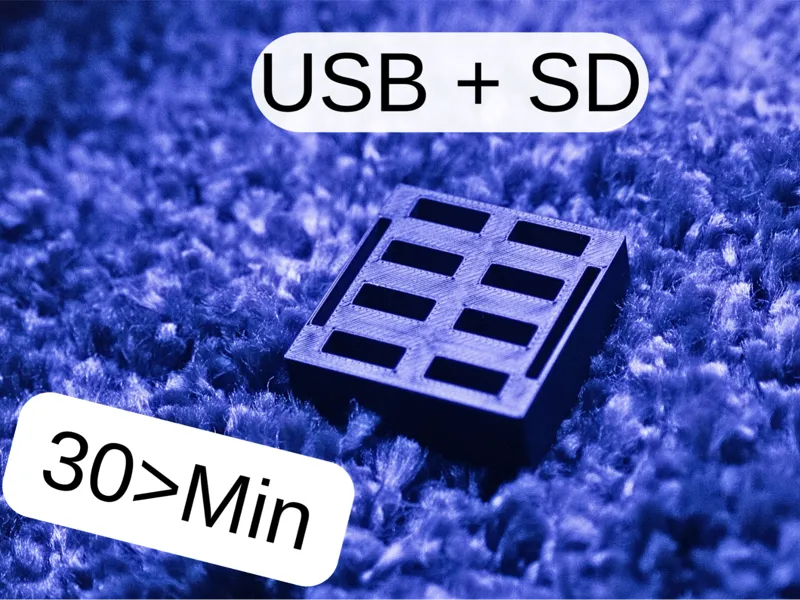 6x USB und SD Halter (30>Min)