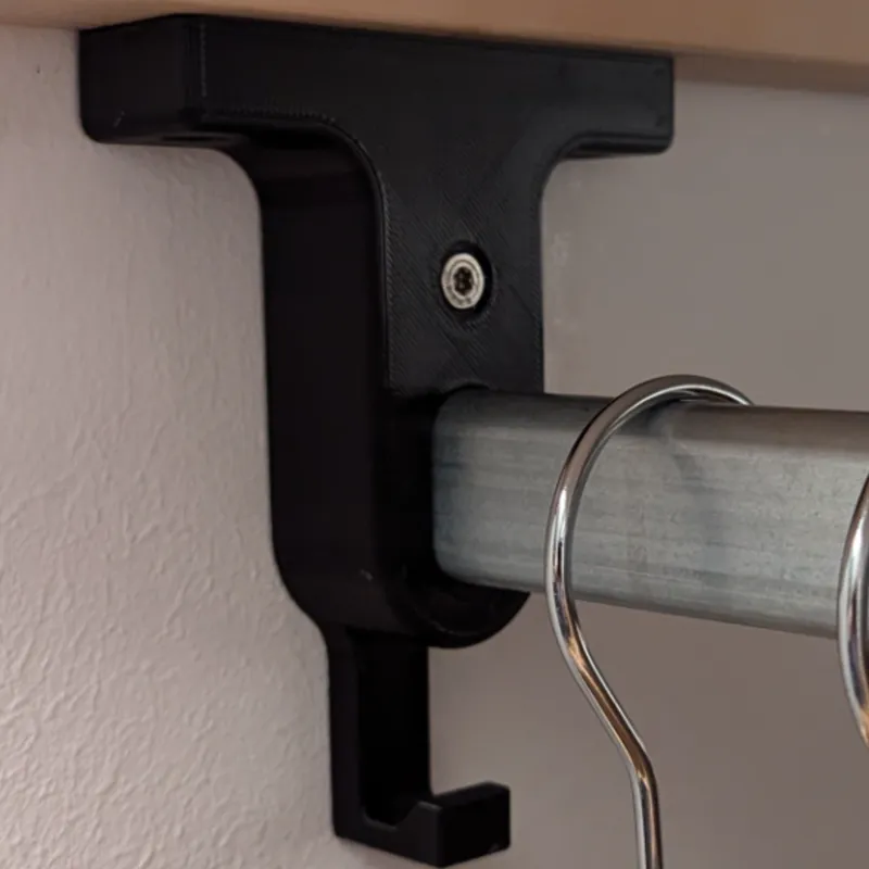 Halter für Kleiderstange - cloth hanger mount