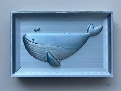 Cute Orca sculpture