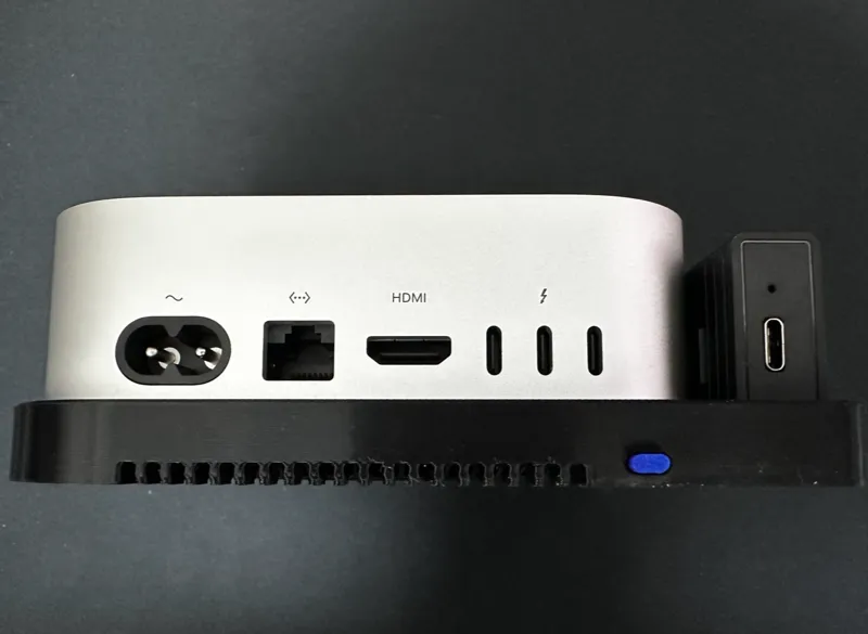 Mac Mini M4 M.2 Hub&Power button (擴展塢&開關後移)