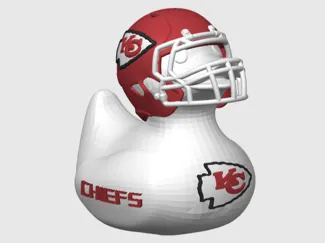 KC Chiefs Dash Duck