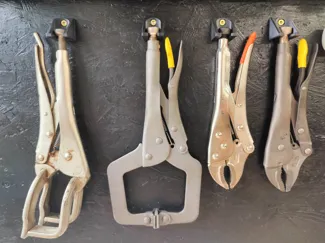 Grip pliers / Locking pliers holder wallmount