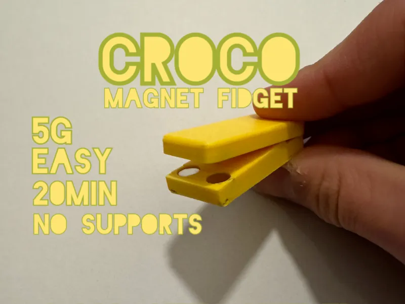 CROCO - Tactile Magnet Fidget