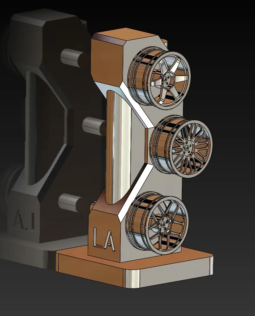 Arduino 3d Print Rim Car Rims with display base - Free 3D Print Model - MakerWorld