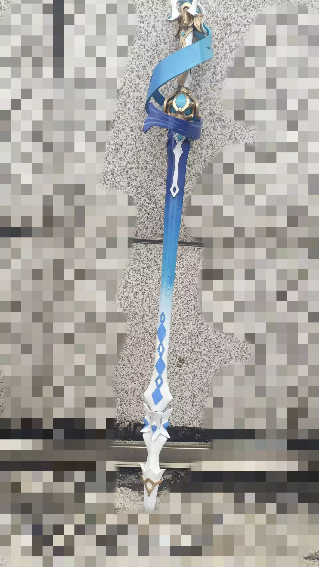 Miniatura 3 do modelo 3D 原神水神 芙芙 专武 静水流涌之辉