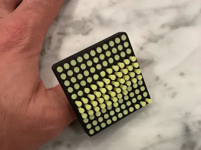 Pin Art Fidget Toy v3 -  Thinner/Faster version