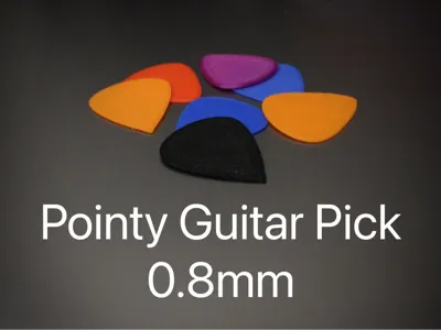 Pointy Guitar Pick 0.8mm