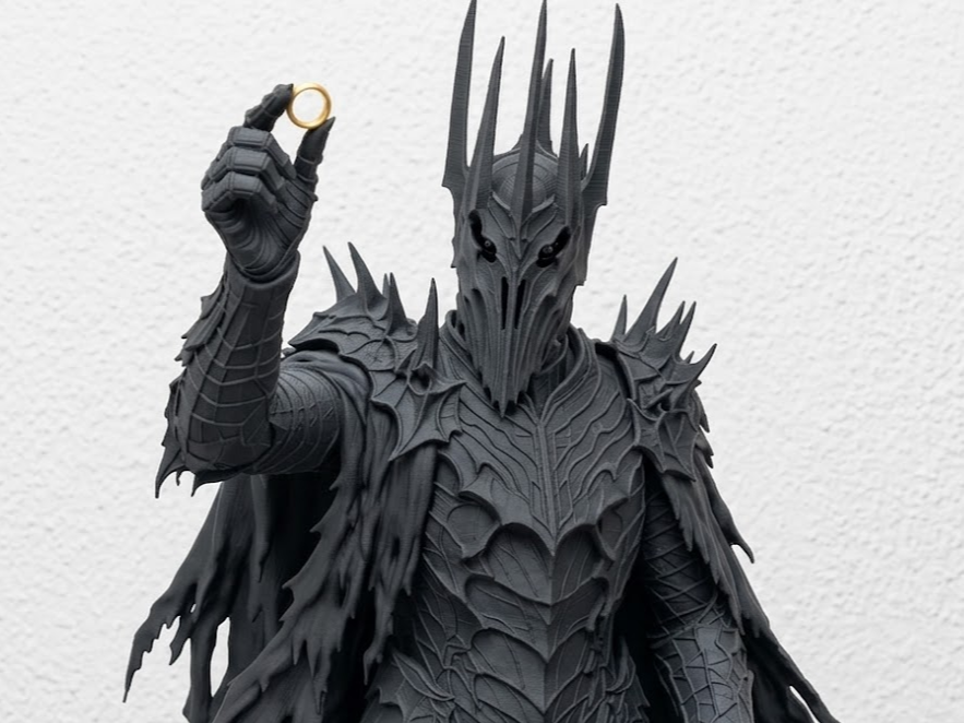 Sauron - Busto detallado para impresión en PLA
