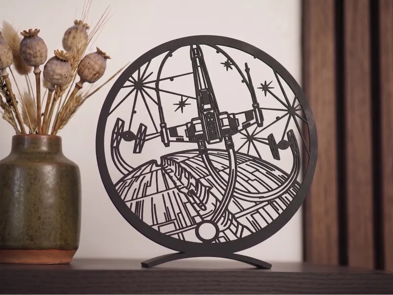 Death Star Shadow Decor