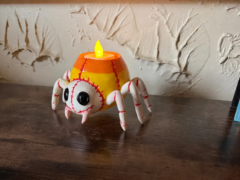 Tea Candle Spider