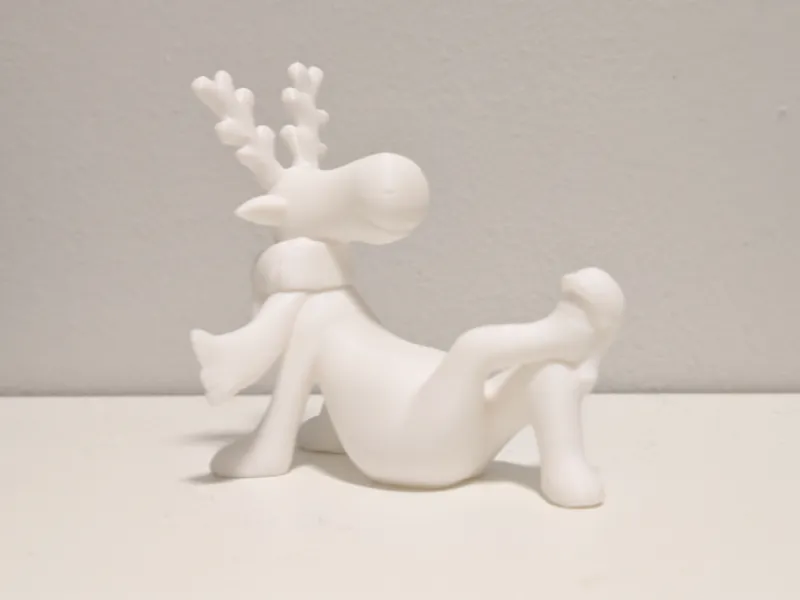 Chilling christmas reindeer