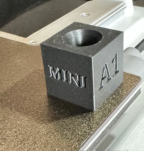 A1 MINI CALIBRATION CUBE-OUTSIDE AND IN-CHECK YOUR PRINTER TOLERANCES