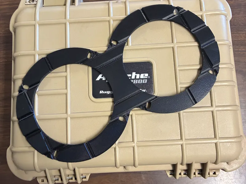 Dual DS18 5.25 Spacer for an Apache 2800
