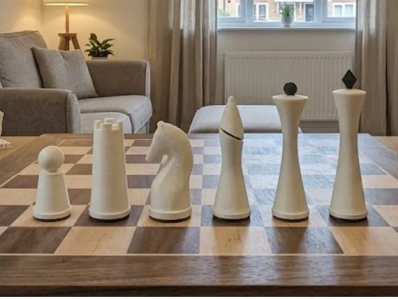 Minimalist Chess Set - Modern & Sleek Design