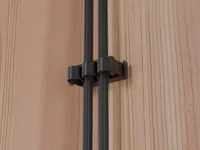 Cable Clip 2 Slots Screw Mount