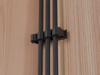 Cable Clip 3 Slots Screw Mount