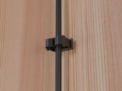 Screw Mount Cable Clip Organizer (1-5 Slots)