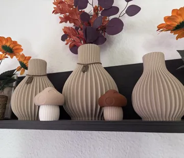 Modelo para impresión 3D: Herbstliche Dekopilze — vista de referencia 4