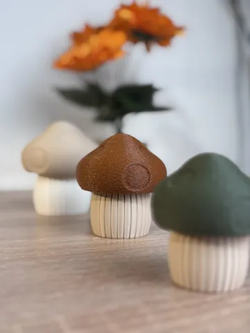 Modelo para impresión 3D: Herbstliche Dekopilze — vista de referencia 5
