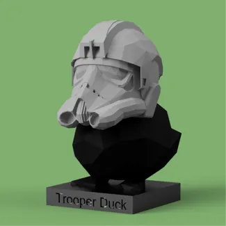 PolyQuacks Trooper Duck