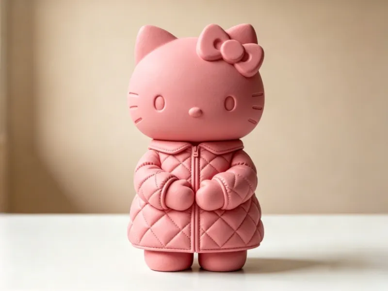 Lady Puffy: Easy-Support Elegant Matte Desk Toy
