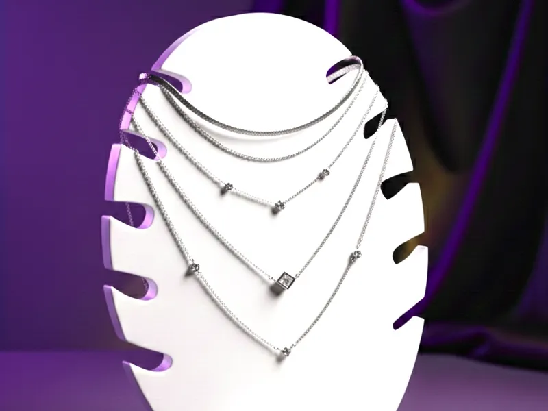 Leaf Necklace Holder A1 Mini