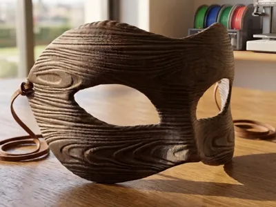 Wooden mask