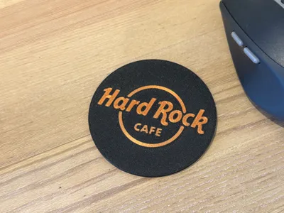 Hard Rock CAFE coaster