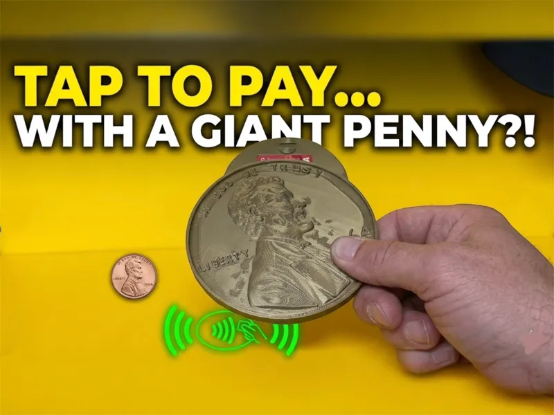 Giant Penny Tap-to-Pay Card Holder nfc