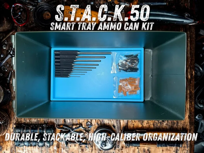 STACK50.1 - S.T.A.C.K. Smart Tray Ammo Can Kit