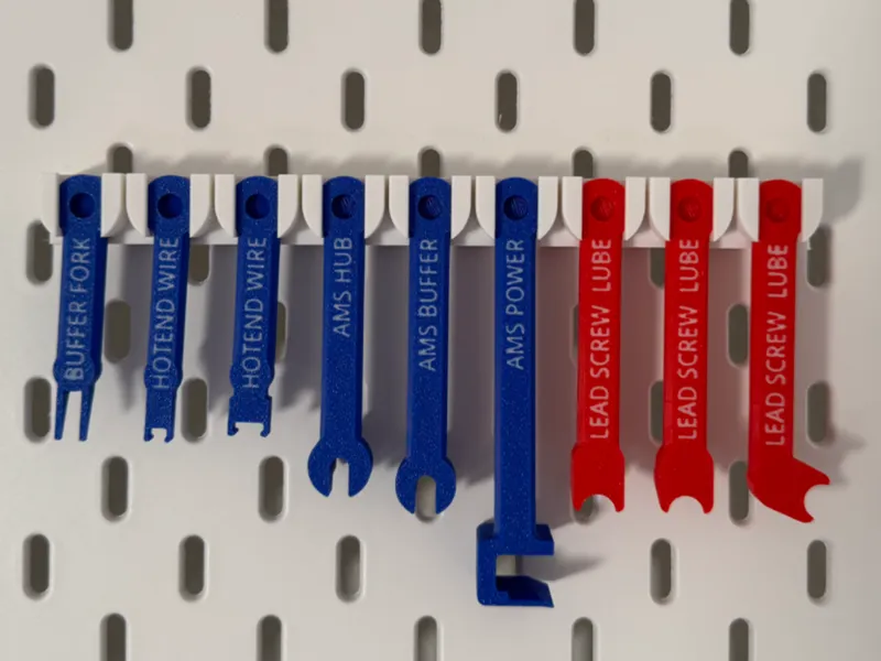 IKEA Skadis Bambu Tool Holder (fast access)