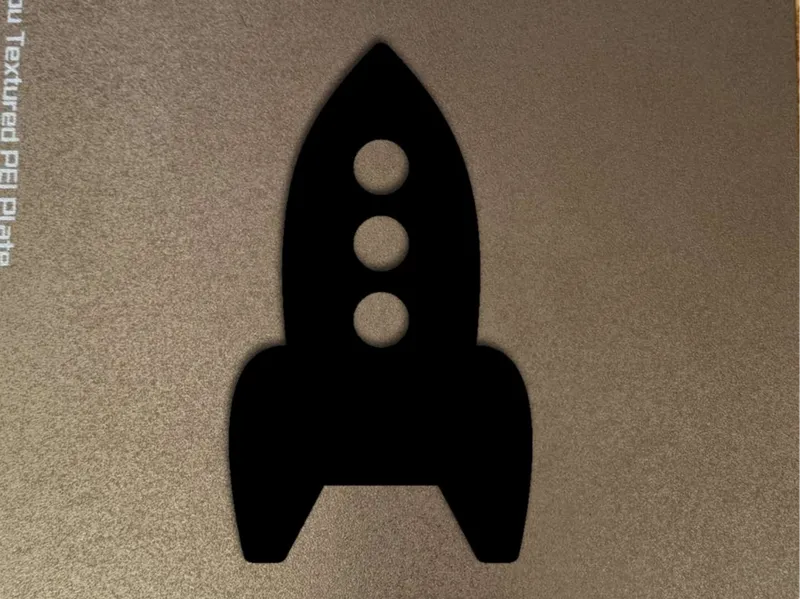 Spaceship Nursery wall decoration 2D 