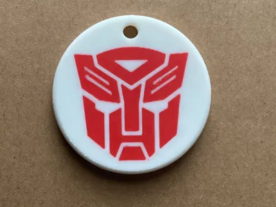 Transformers Autobot Logo Keychain