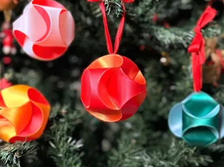 FOLD STAR | CHRISTMAS DECORATION | FOLDBALL