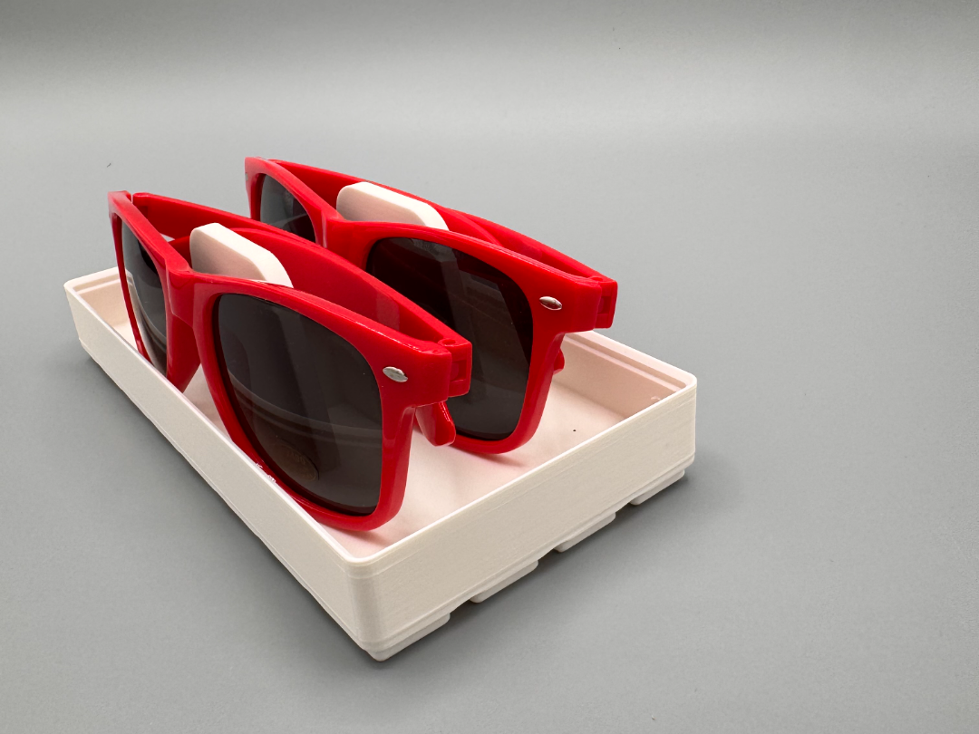 Double Glasses Holder Gridfinity 2x4 (Shorter)