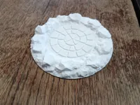 Socle pour figurine, motif pavé de pierre — photo 2