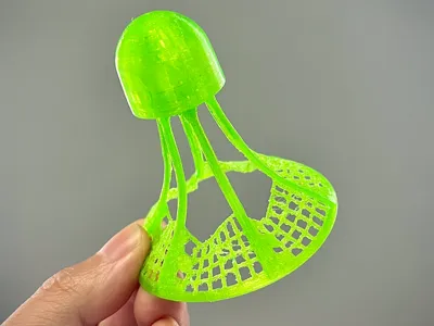 Truly playable badminton shuttlecock (TPU)