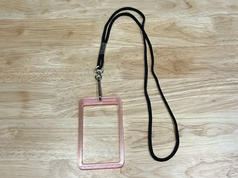 School ID Frame for Lanyard