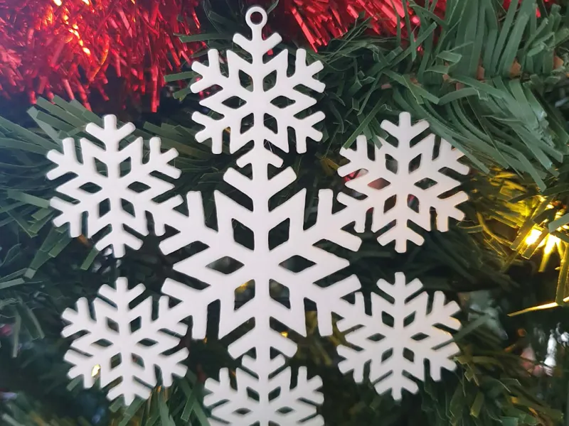 Christmas snowflake ornament 1