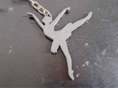 Ballerina Keychain