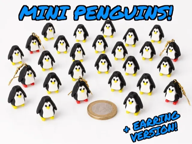 Mini Penguins (and Earring Version!)