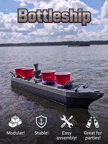 Letrero o emblema decorativo: Bottleship - Ultimate floating beverage carrier — vista de referencia 2